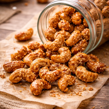 Castanha de caju caramelizada W1 ( 10kg)